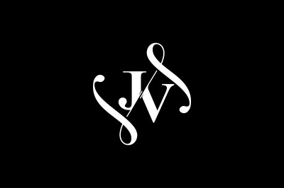 JV Monogram logo Design V6