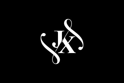 JX Monogram logo Design V6