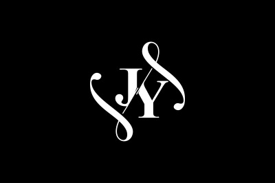 JY Monogram logo Design V6