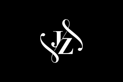 JZ Monogram logo Design V6