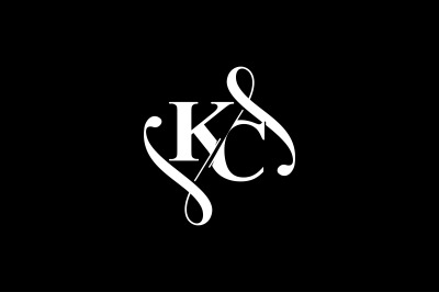 KC Monogram logo Design V6