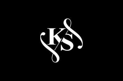 KS Monogram logo Design V6