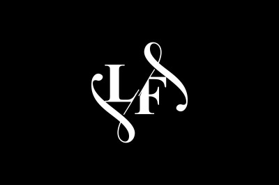 LF Monogram logo Design V6
