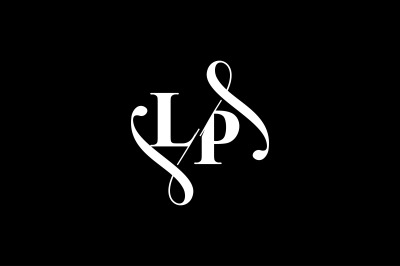 LP Monogram logo Design V6