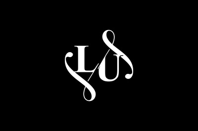LU Monogram logo Design V6