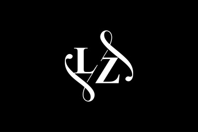 LZ Monogram logo Design V6