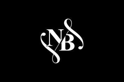 NB Monogram logo Design V6