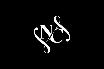 NC Monogram logo Design V6