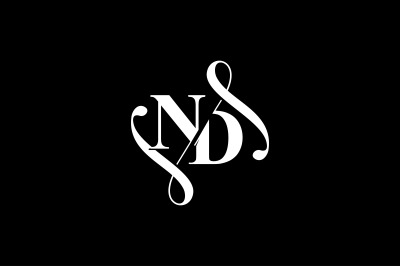 ND Monogram logo Design V6