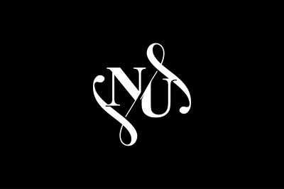 NU Monogram logo Design V6