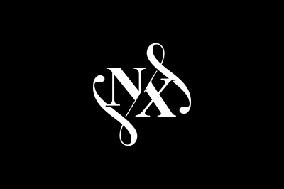 NX Monogram logo Design V6