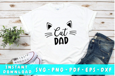 Cat dad SVG