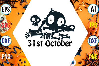 31st October SVG CUT FILE