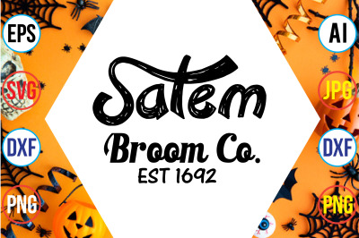 Salem Broom Co.est 1692 SVG cut file