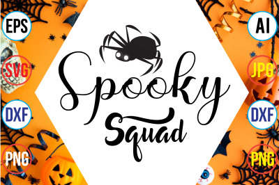 Spooky Squad SVG cut file