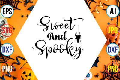 Sweet and Spooky svg cut file