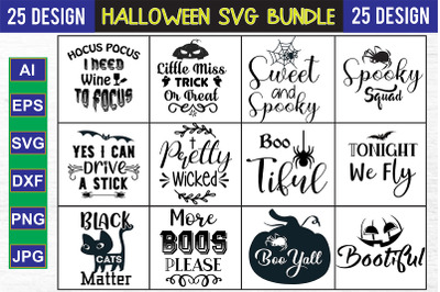 Halloween SVG Design Bundle, Vol 6