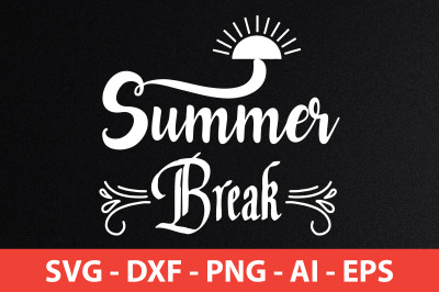 Summer Break svg