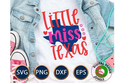 Little Miss Texas - Svg for Southern Girls