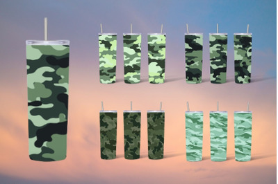 Green&nbsp;Camo Tumbler Sublimation