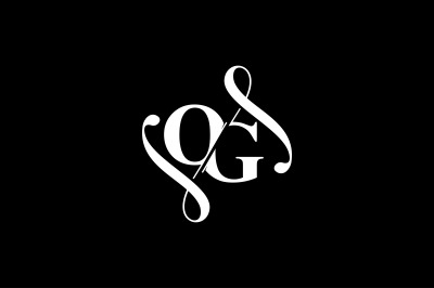 OG Monogram logo Design V6