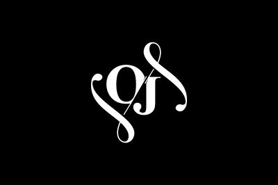 OJ Monogram logo Design V6