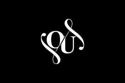 OU Monogram logo Design V6