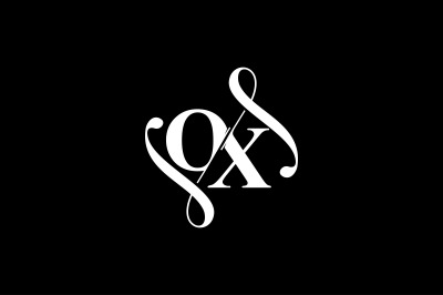 OX Monogram logo Design V6