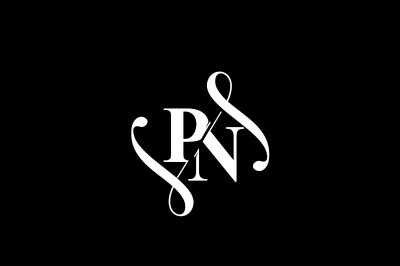 PN Monogram logo Design V6