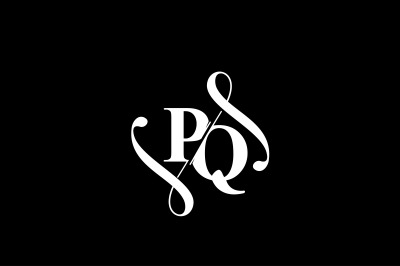 PQ Monogram logo Design V6