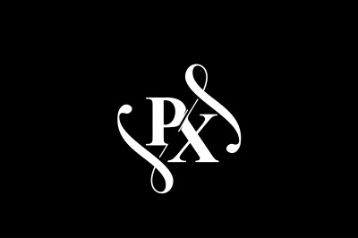 PX Monogram logo Design V6