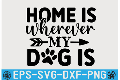 DOG SVG Quotes T shirt Design Template