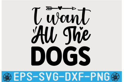 DOG SVG Quotes T shirt Design Template