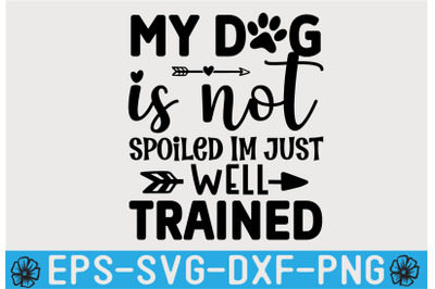 DOG SVG Quotes T shirt Design Template