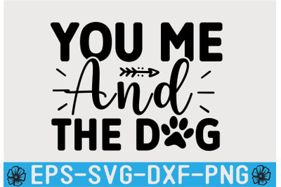 DOG SVG Quotes T shirt Design Template