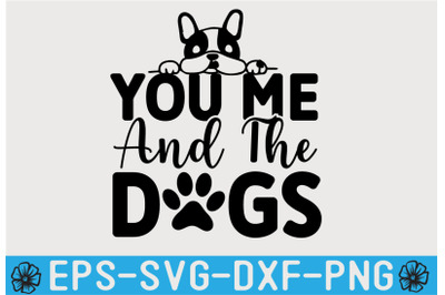 DOG SVG Quotes T shirt Design Template