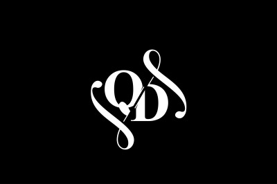 QD Monogram logo Design V6