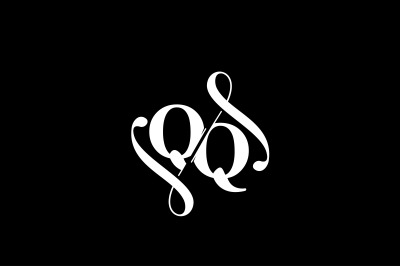 QQ Monogram logo Design V6