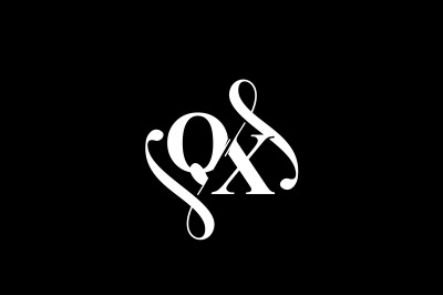 QX Monogram logo Design V6