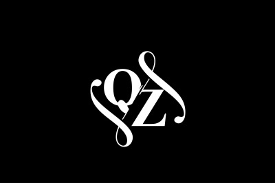QZ Monogram logo Design V6