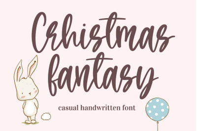 Christmas fantasy - A sweet script font