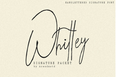 Whitley - Signature Typeface