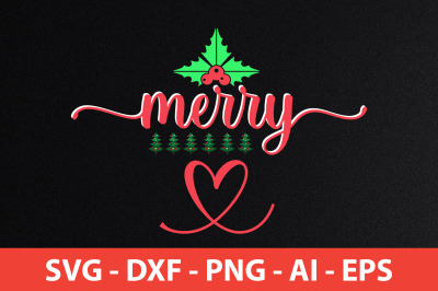 Merry svg cut file