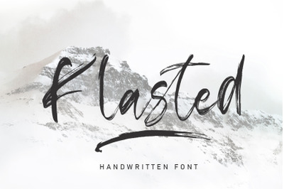 Klasted - Brush Font