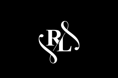 RL Monogram logo Design V6