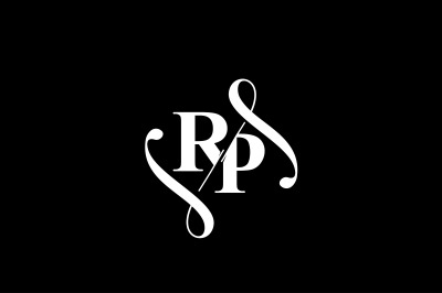 RP Monogram logo Design V6