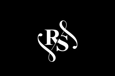 RS Monogram logo Design V6