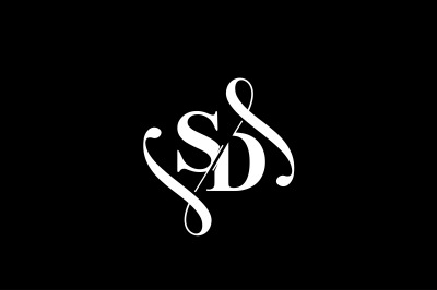 SD Monogram logo Design V6