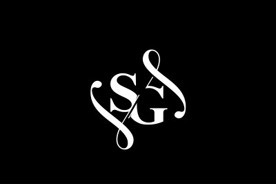 SG Monogram logo Design V6