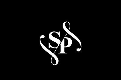SP Monogram logo Design V6
